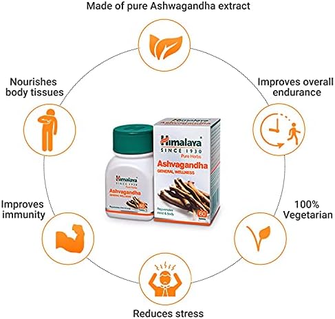 Himalaya Ashvagandha Tablets 60 – Withania somnifera