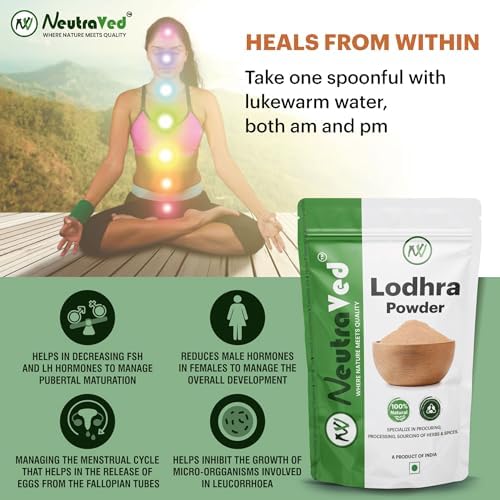 NeutraVed Lodhra Powder 100g – Symplocos racemosa
