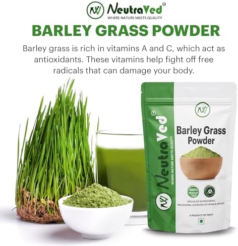 NeutraVed Barley Grass Powder 200g – Hordeum vulgare