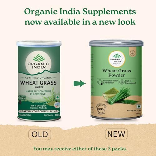 Organic India Wheatgrass Powder 100g – Triticum aestivum
