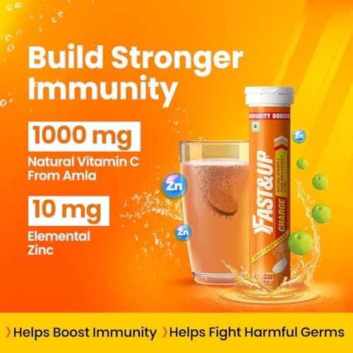 Fast&Up Charge Natural Vitamin C Effervescent Tablets – Vitamin Supplement
