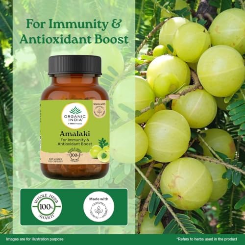 Organic India Amalaki Capsules 60 – Emblica officinalis