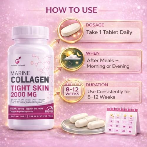 Marine Collagen with Hyaluronic Acid, Biotin & Vitamin C Powder – Vitamin Supplement