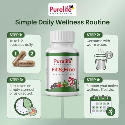 Purelife Essentials Fit & Fine Multi-Herbal Blend Tablets – Ayurvedic Herb