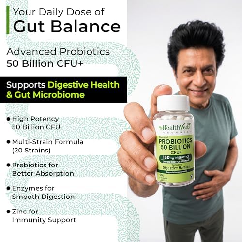 Health Veda Probiotics CFU 50Billion Capsules – Ayurvedic Herb