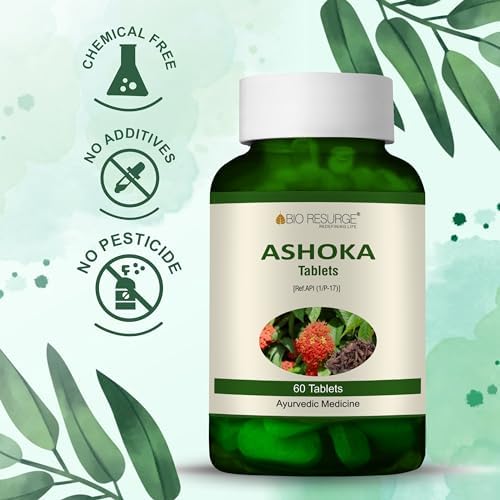 Bio Resurge Ashoka Tablets 60 – Saraca asoca Ayurvedic Herb