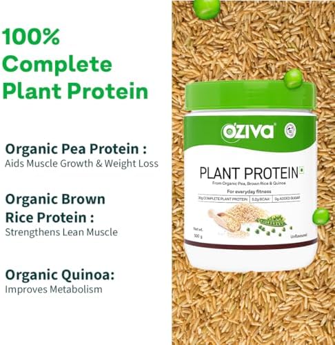 OZiva Plant Protein for Everyday Fitness Capsules 30g – Ayurvedic Herb
