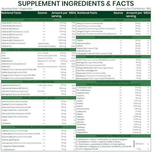 Himalayan Organics Multivitamin with Probiotics Tablets 180 – Vitamin Supplement