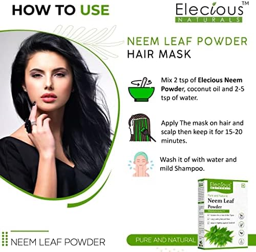 Elecious Neem Powder 200g – Azadirachta indica