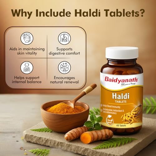 Baidyanath Haldi Tablets 60 – Curcuma longa