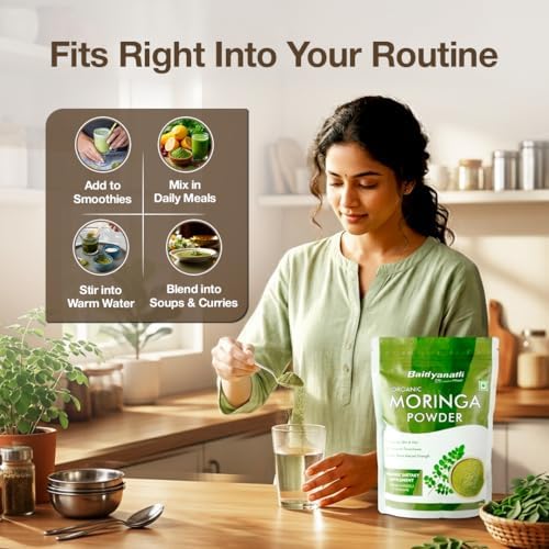 Baidyanath Organic Moringa Powder 200g – Moringa oleifera