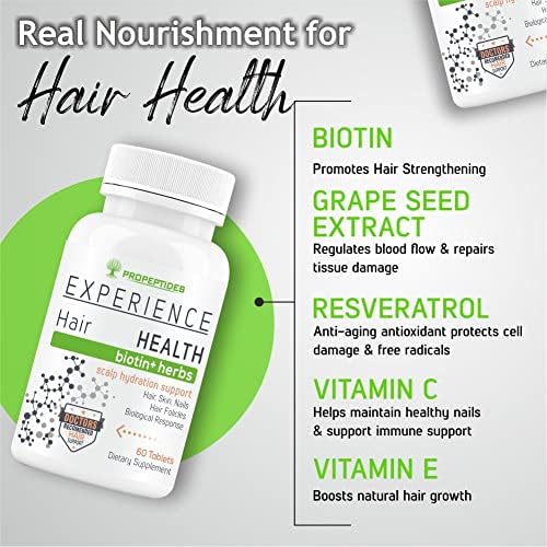 Propeptides Biotin with Vitamin C & Keratin 10000mcg Tablets – Vitamin Supplement