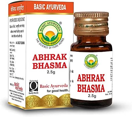 Basic Ayurveda Abhrak Bhasma Powder 2.5g – Ayurvedic Herb