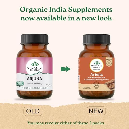 Organic India Arjuna Capsules 60 – Terminalia arjuna