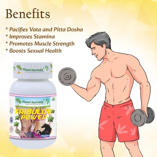 Planet Ayurveda Tribulus Capsules 60 – Tribulus terrestris