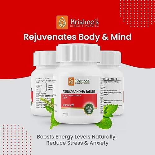 Krishna's Ashwagandha Vati Tablets – Withania somnifera