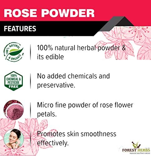 The Forest Herbs Rose Petal Powder 100g – Rosa centifolia