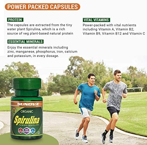 Sunova Spirulina Tablets – Arthrospira platensis