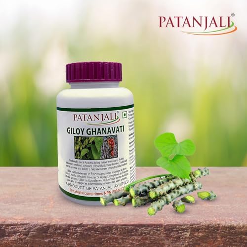 Patanjali Giloy Ghanvati Tablets – Tinospora cordifolia