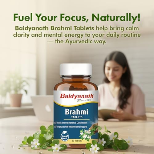 Baidyanath Brahmi Tablets 60 – Bacopa monnieri