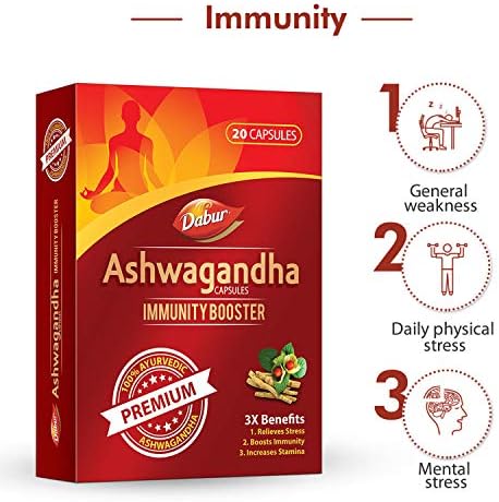 Dabur Ashwagandha Capsules – Withania somnifera
