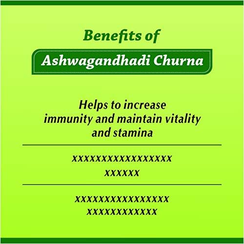 Baidyanath Ashwagandhadi Churna Powder 100g – Withania somnifera