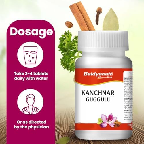 Baidyanath Kanchnar Guggulu Tablets 160 – Bauhinia variegata