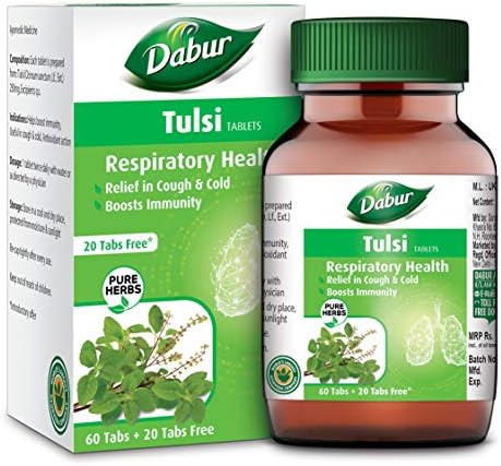 Dabur Tulsi Tablets 80 – Ocimum sanctum