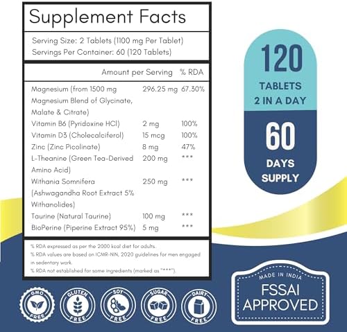 Triple Magnesium Complex 120 Tablets – High-Strength Vegetarian Mineral