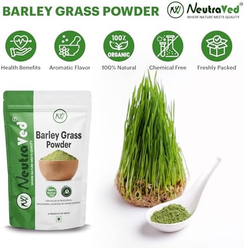 NeutraVed Barley Grass Powder 200g – Hordeum vulgare
