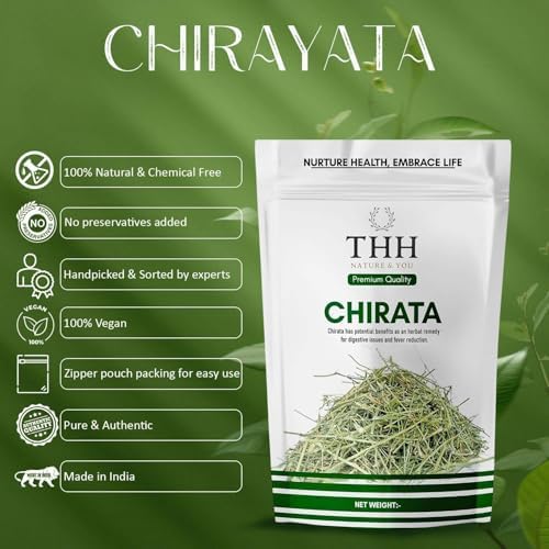 THH Chirayata Whole Herb Capsules 400g – Swertia chirata