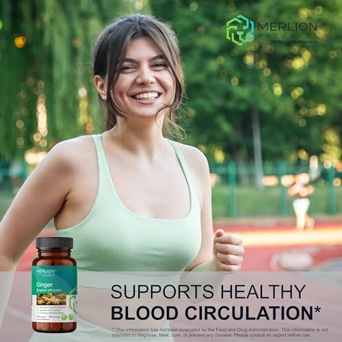 Merlion Naturals Ginger 500mg Tablets 120 – Zingiber officinale