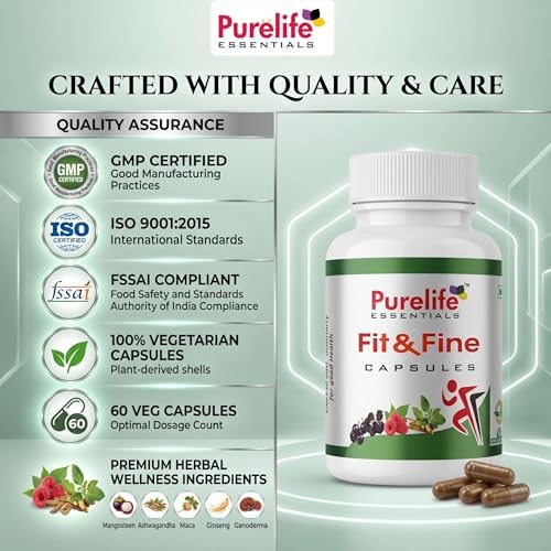 Purelife Essentials Fit & Fine Multi-Herbal Blend Tablets – Ayurvedic Herb