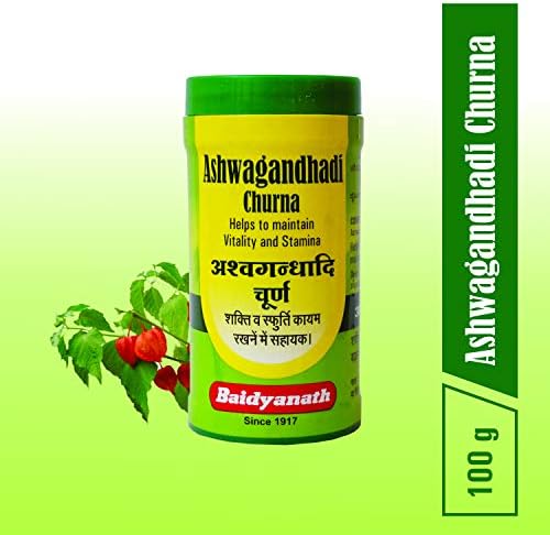 Baidyanath Ashwagandhadi Churna Powder 100g – Withania somnifera