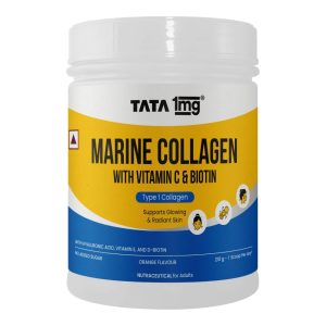 Tata 1mg Marine Collagen Powder with Grape Seed Powder – Ayurvedic Herb