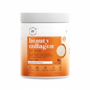 Wellbeing Nutrition Korean Marine Collagen + Astaxanthin Powder – Ayurvedic Herb