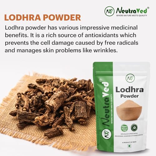 NeutraVed Lodhra Powder 100g – Symplocos racemosa