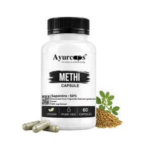 Ayurcaps Methi Capsules 60 – Trigonella foenum