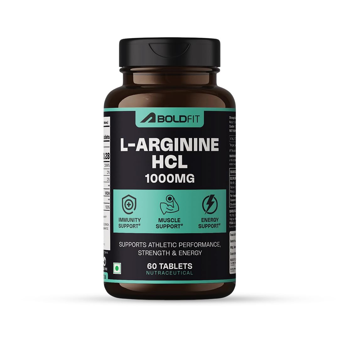 Boldfit L-Arginine 1000mg Tablets 60 – Amino Acid