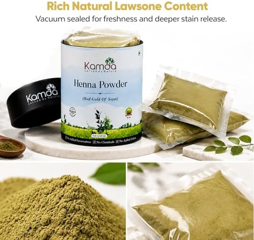 Kamda Natural Henna Powder 300g – Lawsonia inermis