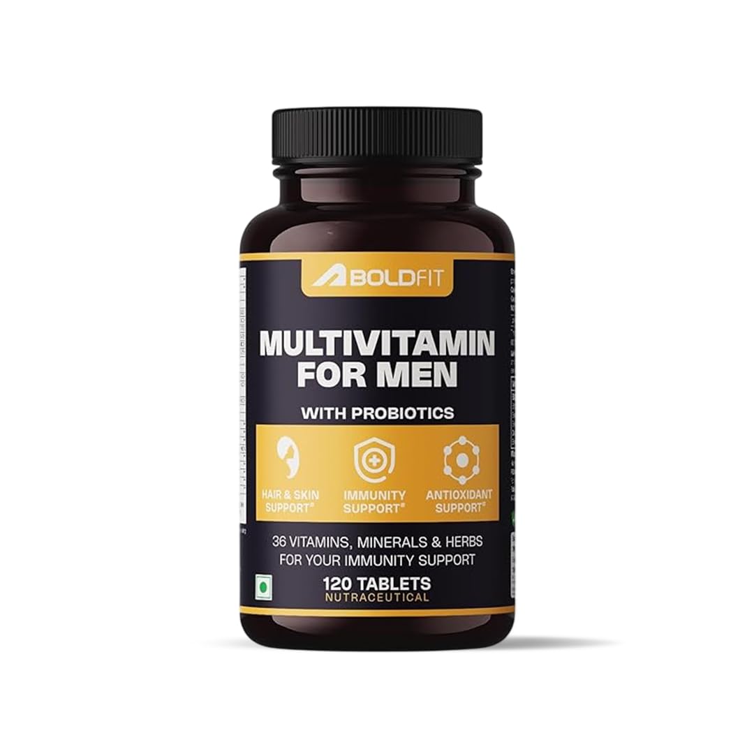 Boldfit Multivitamin 120 Veg Tablets – Vitamin Supplement