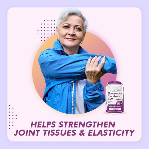 HealthyHey Nutrition Glucosamine Chondroitin Capsules – Ayurvedic Herb