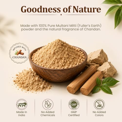 BlushKar Multani Mitti Powder 200g – Natural Skincare