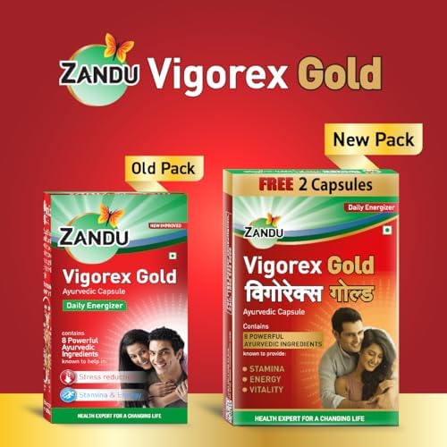 Zandu Vigorex Gold Capsules 20 – Ayurvedic Herb