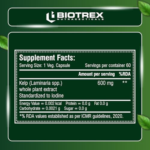 Biotrex Kelp Extract Capsules 60 – Herbal Extract