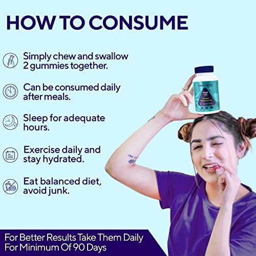 Zingavita Hair & Skin Multivitamin Gummies with Biotin Gummies – Vitamin Supplement