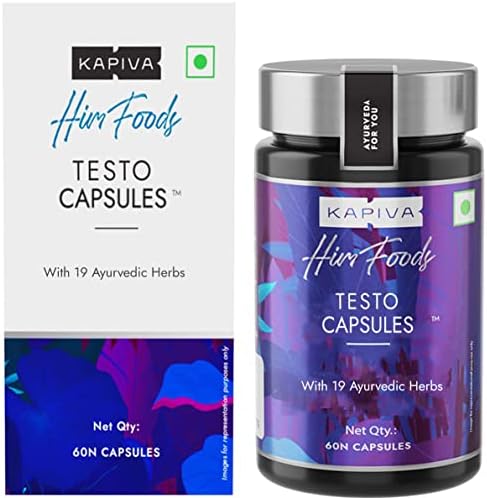 Kapiva Testo with 19 Ayurvedic Herbs Capsules – Withania somnifera