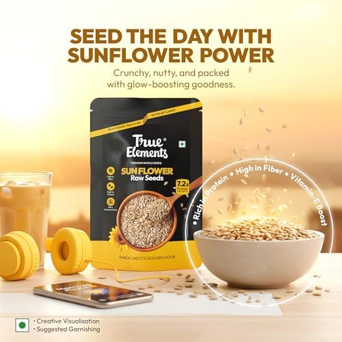 True Elements Raw Sunflower Seeds 1kg – Helianthus annuus