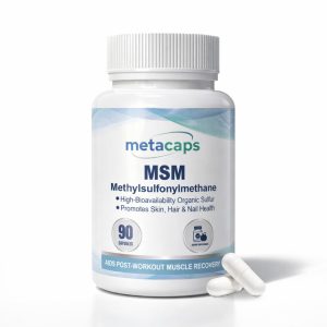 MetaCaps MSM 580mg Capsules 90 – Ayurvedic Herb