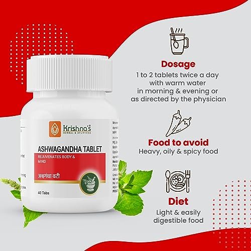 Krishna's Ashwagandha Vati Tablets – Withania somnifera